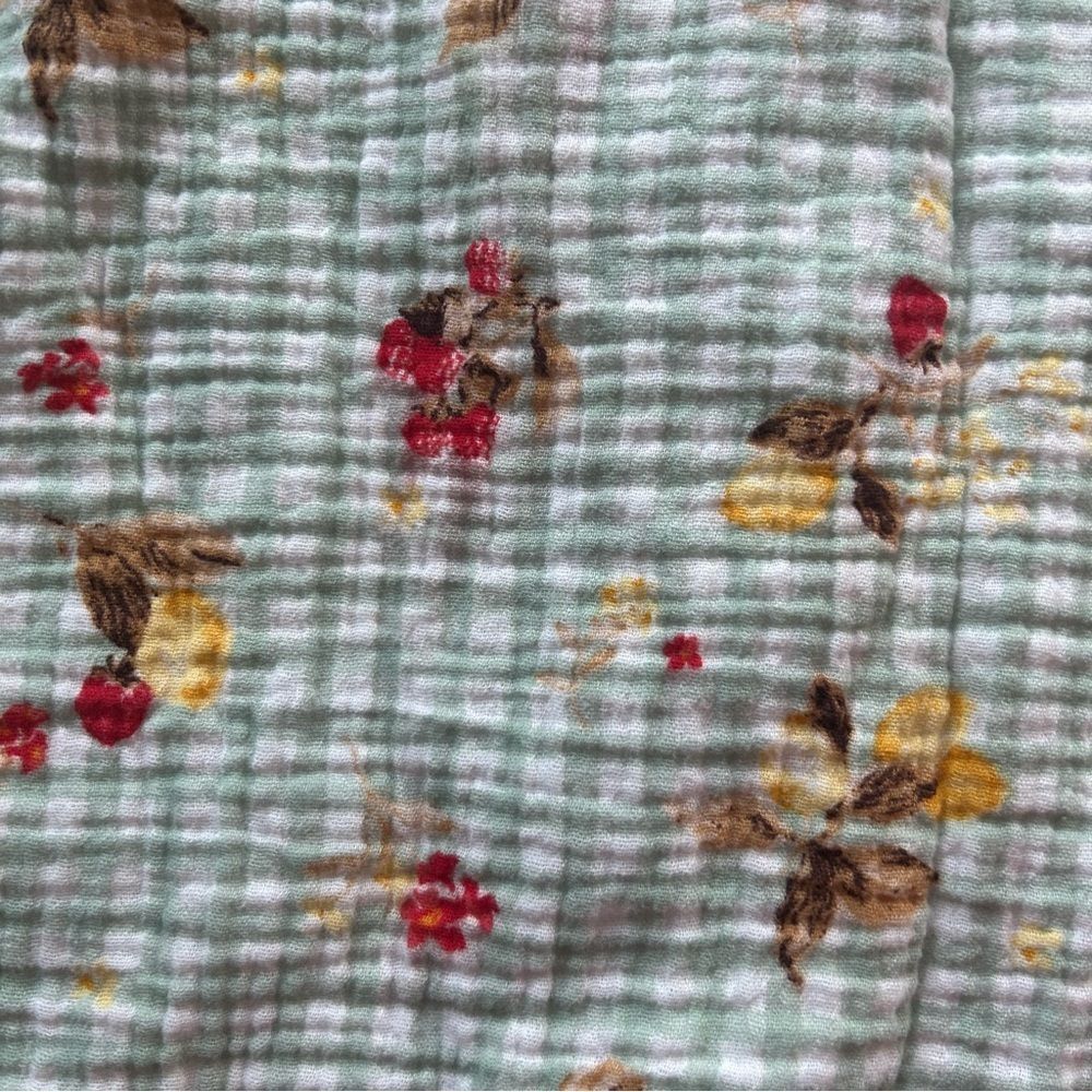 Altar’d State Gingham Fruit Dress Size Small - Picture 3 of 7